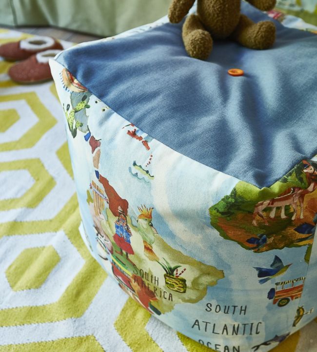 Adventure Nursery Room Fabric 2 - Multicolor