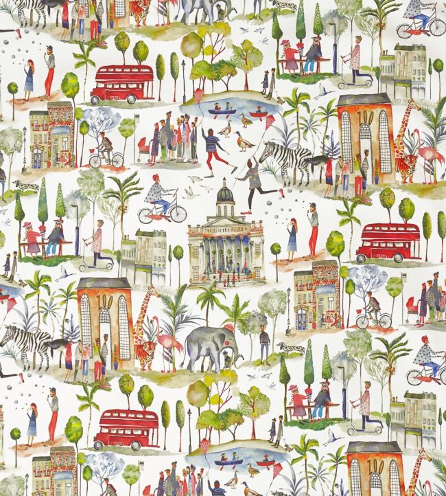 Out and About Nursery Fabric - Multicolor