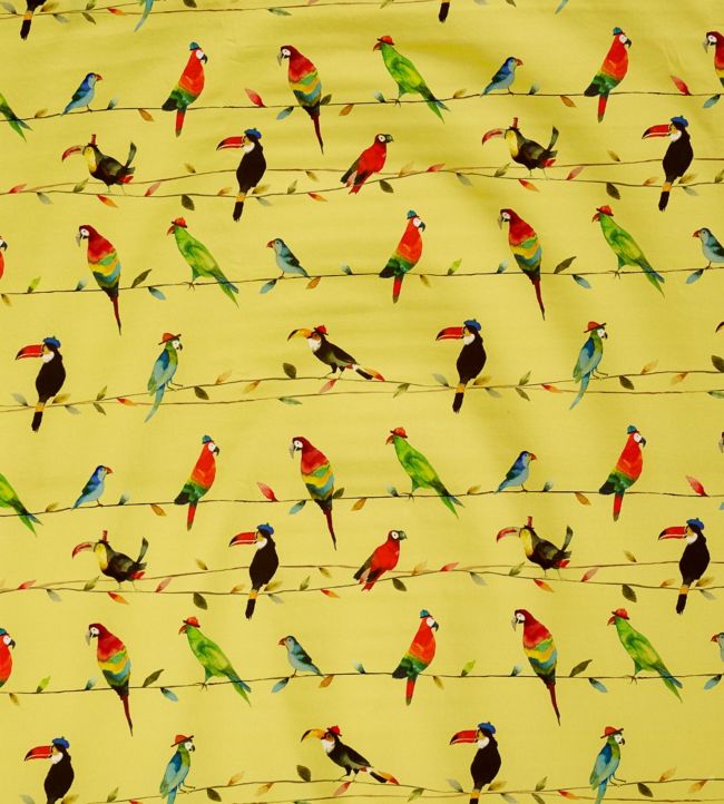 Toucan Talk Nursery Fabric - Yellow