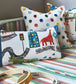 Dino City Nursery Room Fabric 2 - Multicolor