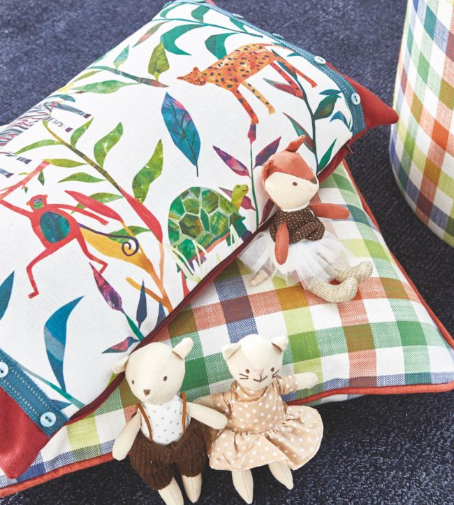 Hide And Seek Nursery Room Fabric 2 - Multicolor