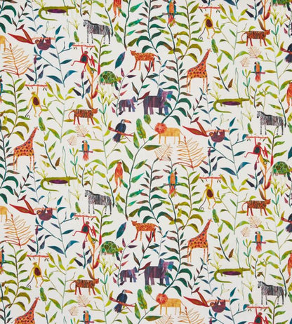 Hide And Seek Nursery Fabric - Green