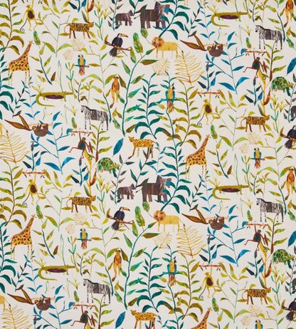 Hide And Seek Nursery Fabric - Yellow