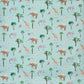 On Safari Nursery Fabric - Teal