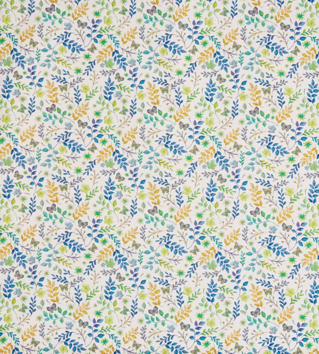 Secret Garden Nursery Fabric - Blue