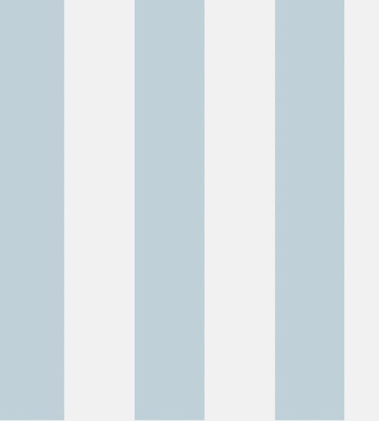 Glastonbury Stripe Nursery Wallpaper - Teal