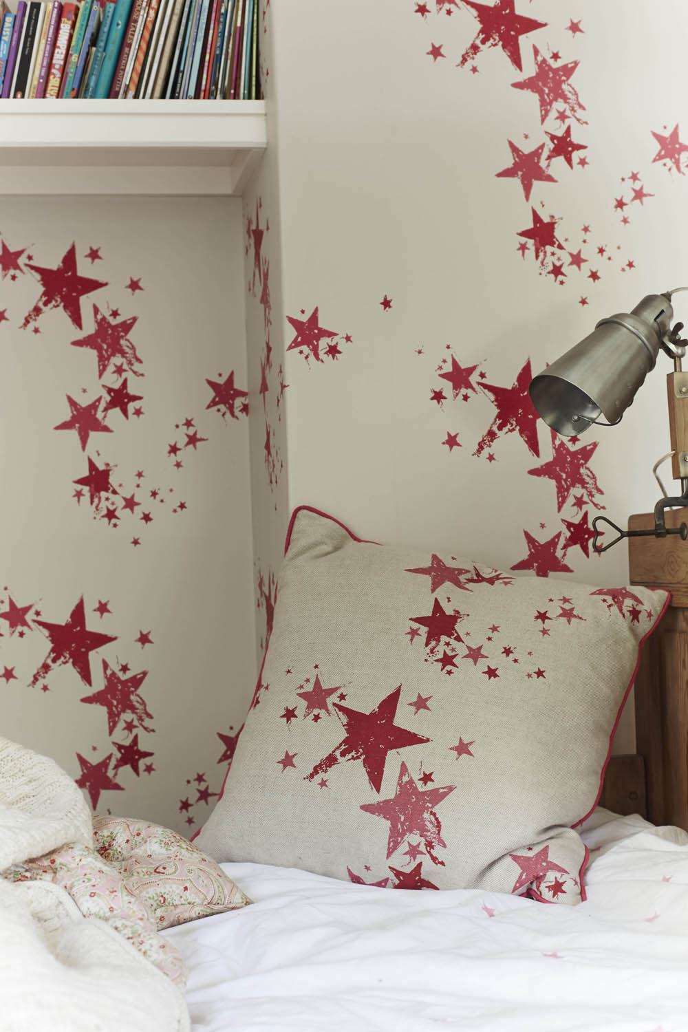 All Star Nursery Room Wallpaper 4 - Red