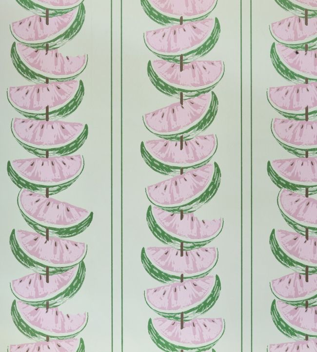Watermelon Nursery Wallpaper - Green