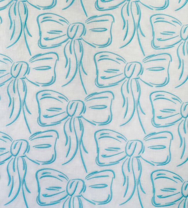 Boutique Bow Nursery Fabric - Blue