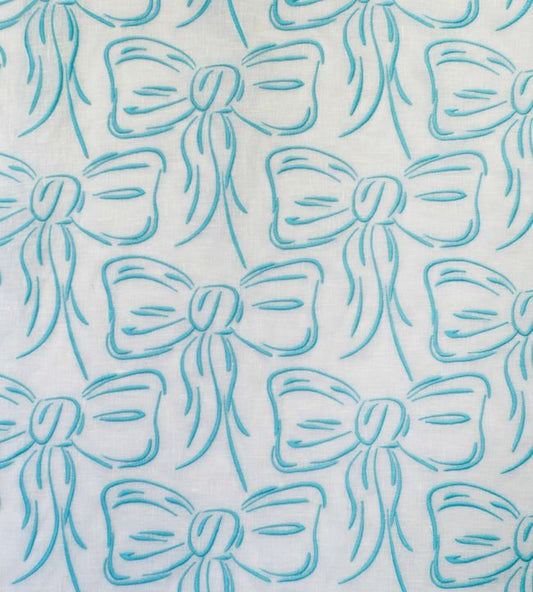 Boutique Bow Nursery Fabric - Blue
