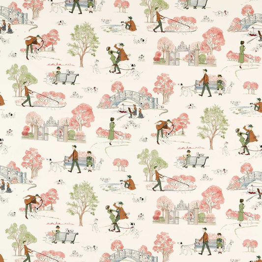 101 Dalmatians Candy Floss Fabric