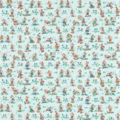 Mickey & Minnie Bonbon Blue Wallpaper