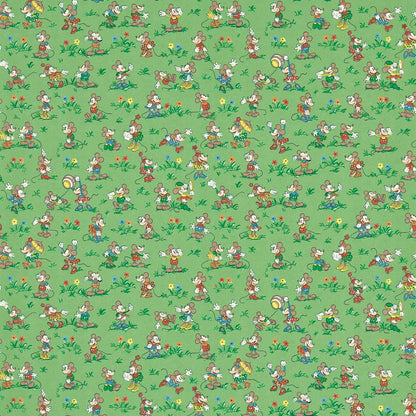 Mickey & Minnie Gumball Green Wallpaper