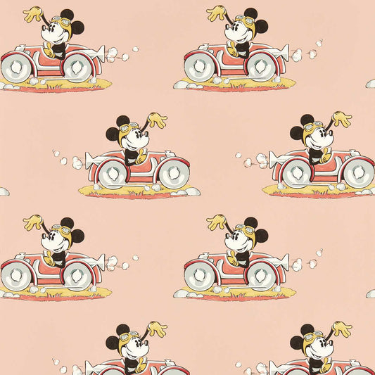 Minnie On The Move Candy Floss Wallpaper