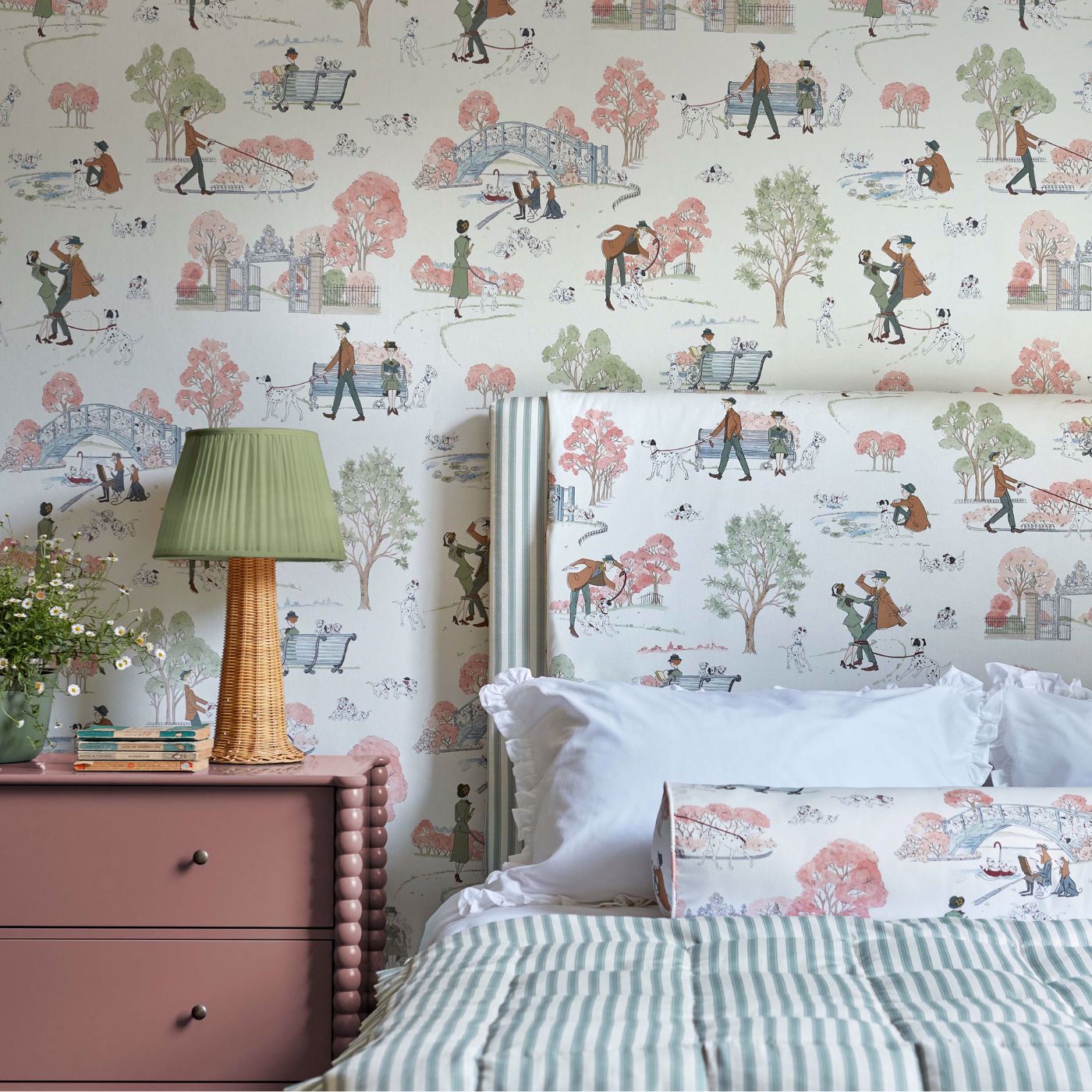 101 Dalmatians Candy Floss Room Wallpaper