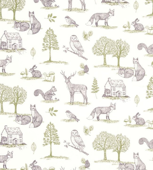 New Forest Nursery Fabric - Purple