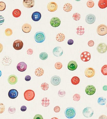 Button Box Nursery Fabric - Multicolor