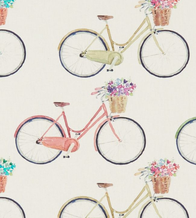 Cycles Nursery Fabric - Multicolor