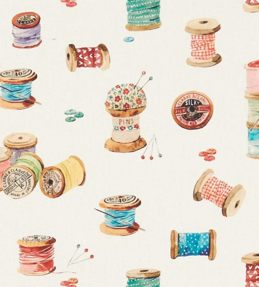 Sewing Nursery Fabric - Multicolor
