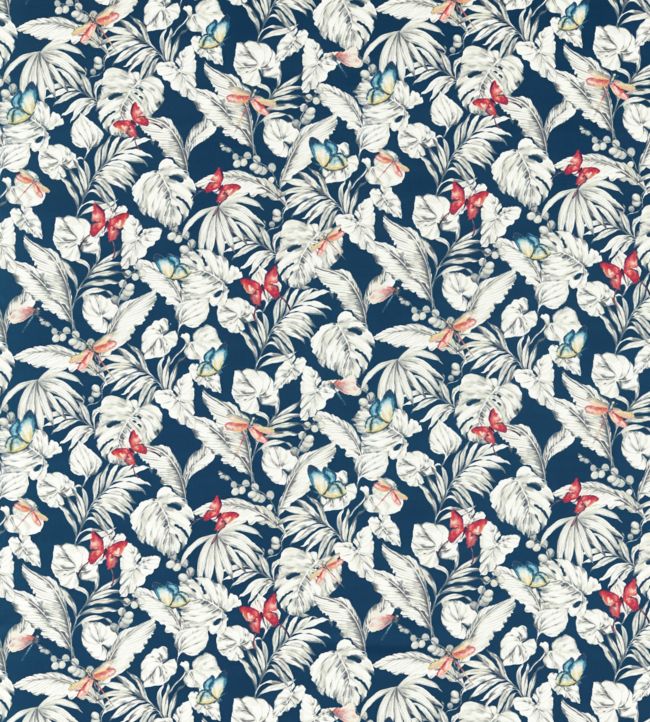 Acadia Nursery Fabric - Blue