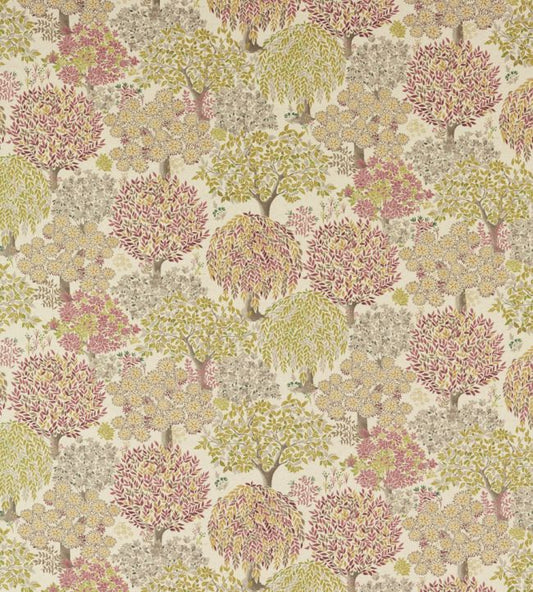 Tatton Linen Nursery Fabric - Pink