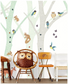 Forest Friendly Wall Stickers Nursery Room Wallpaper - Multicolor