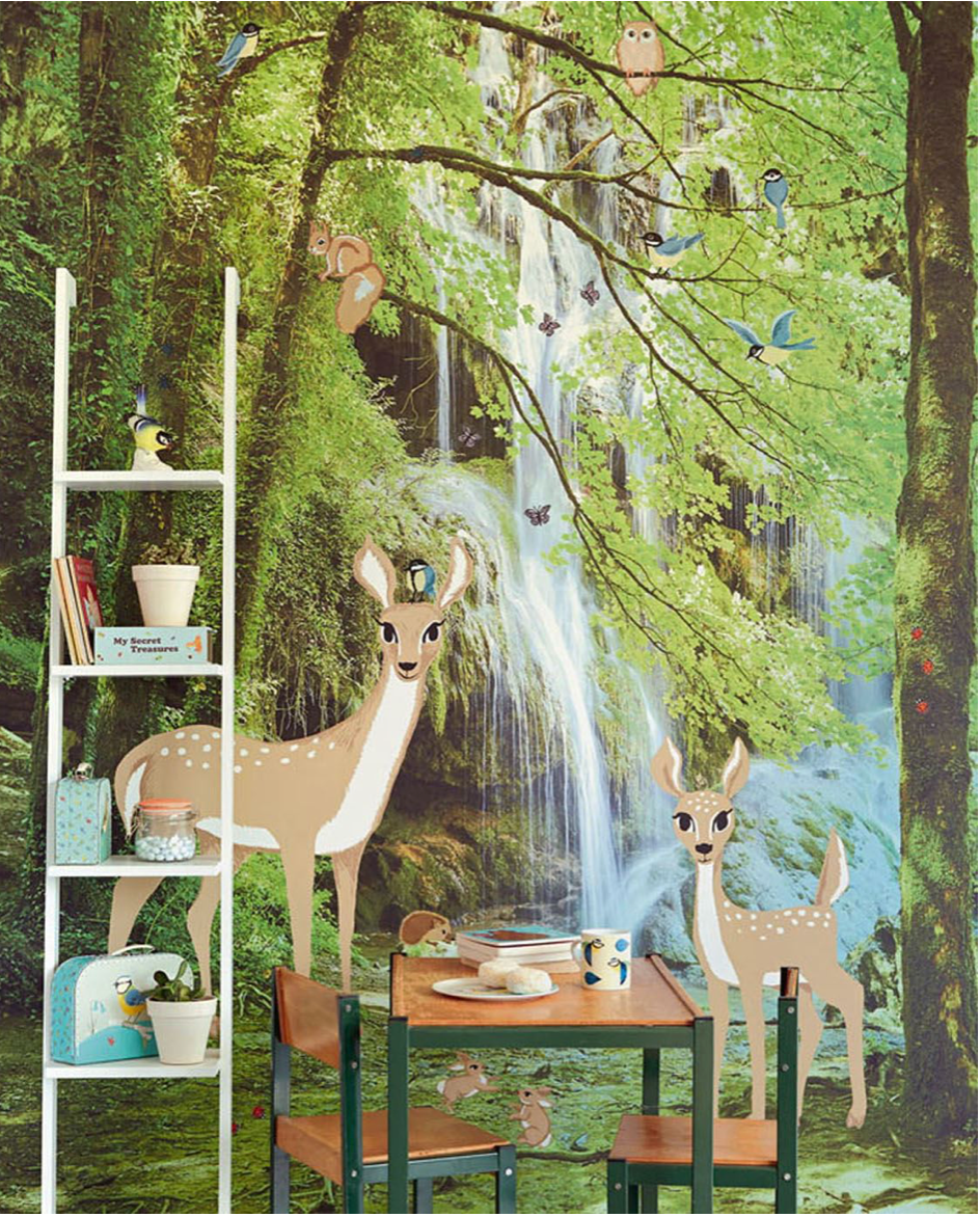 Forest Friendly Wall Stickers Nursery Room Wallpaper 2 - Multicolor