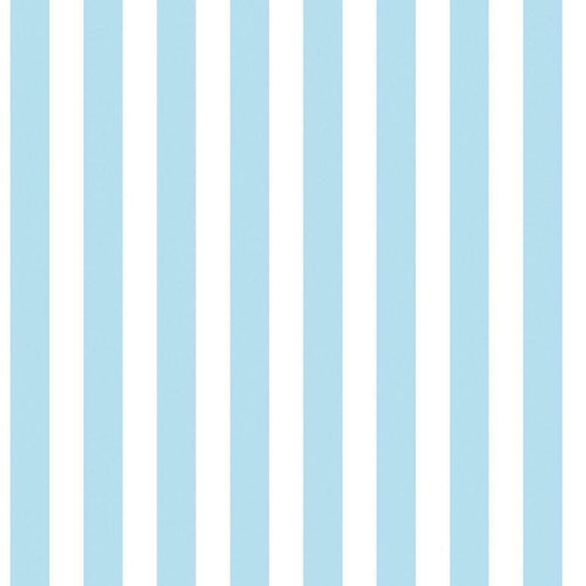 Just 4 Kids 2 Stripe Nursery Wallpaper - Blue