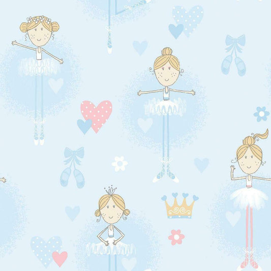 Just 4 Kids 2 Nursery Wallpaper - Blue