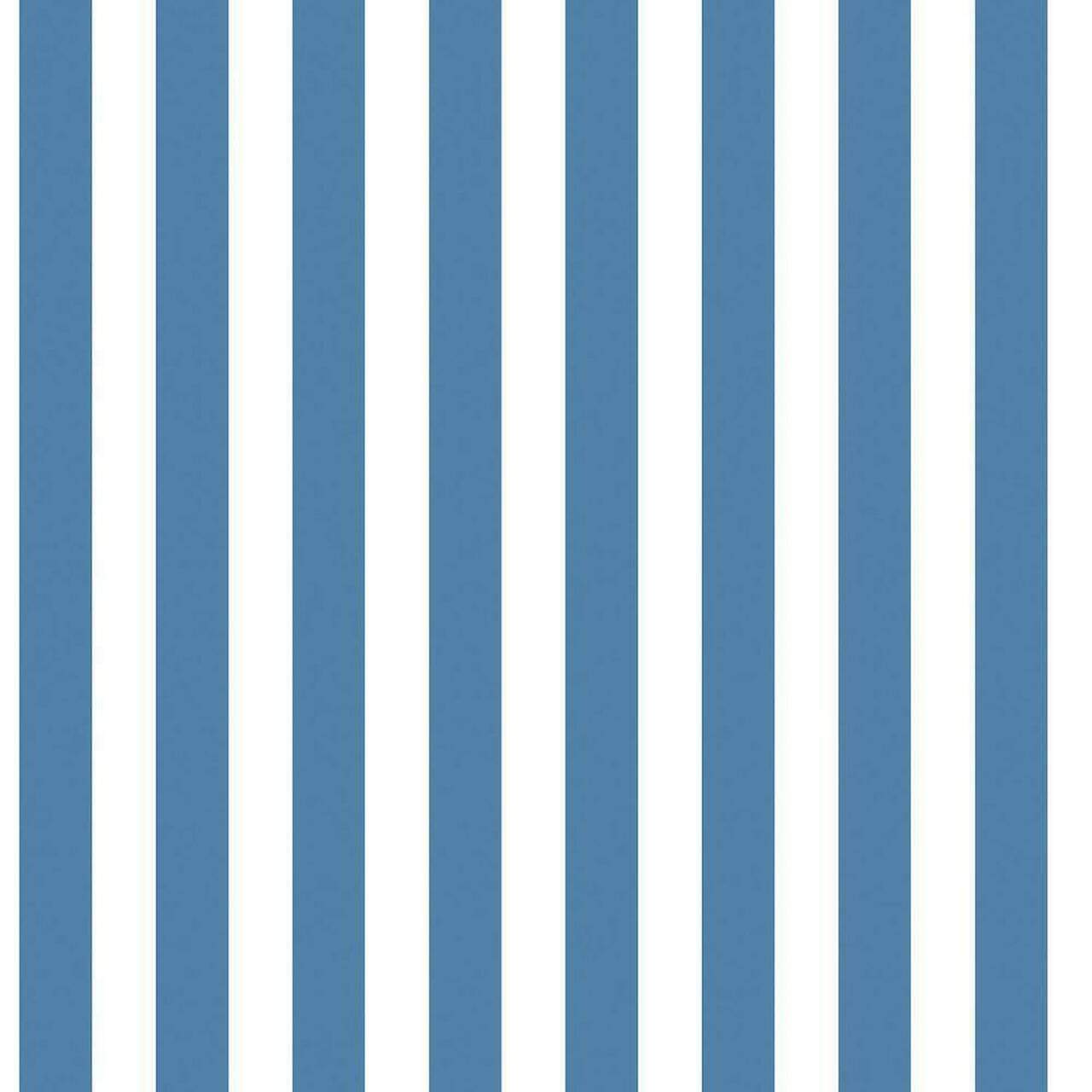 Just 4 Kids 2 Stripe Nursery Wallpaper - Blue
