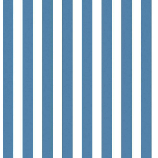 Just 4 Kids 2 Stripe Nursery Wallpaper - Blue