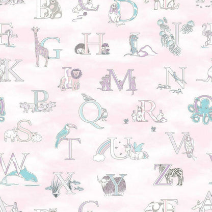 Just 4 Kids 2 Nursery Wallpaper - Pink