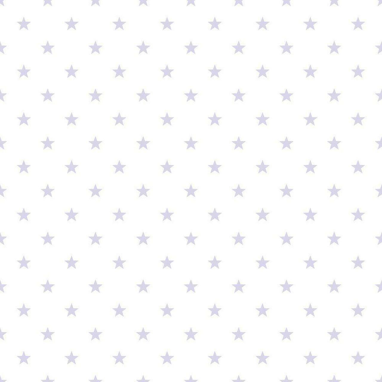 Just 4 Kids 2 Star Nursery Wallpaper - Purple