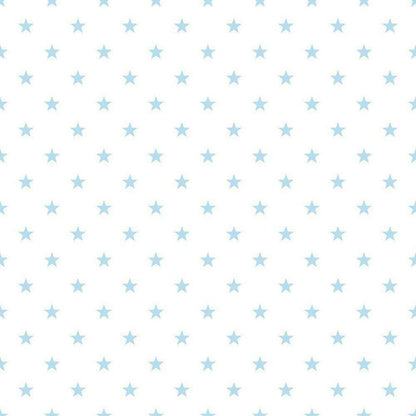 Just 4 Kids 2 Star Nursery Wallpaper - Blue