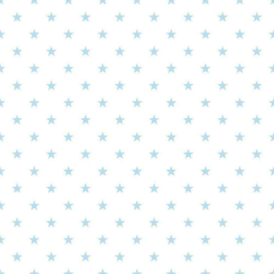 Just 4 Kids 2 Star Nursery Wallpaper - Blue