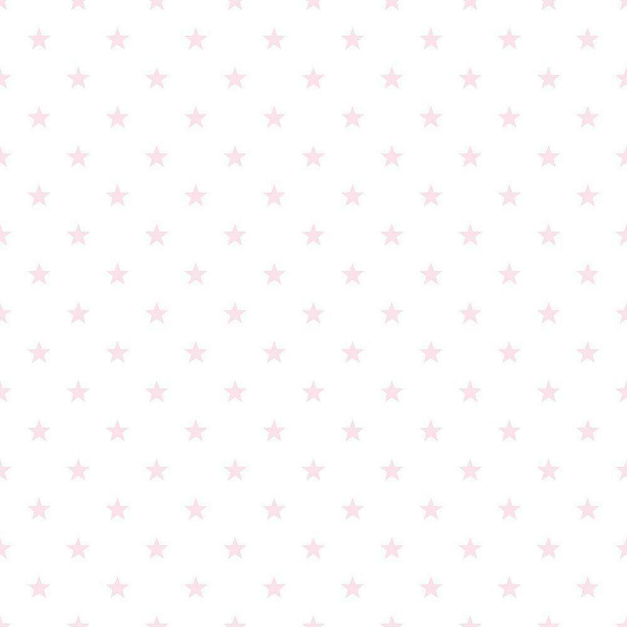 Just 4 Kids 2 Star Nursery Wallpaper - Pink