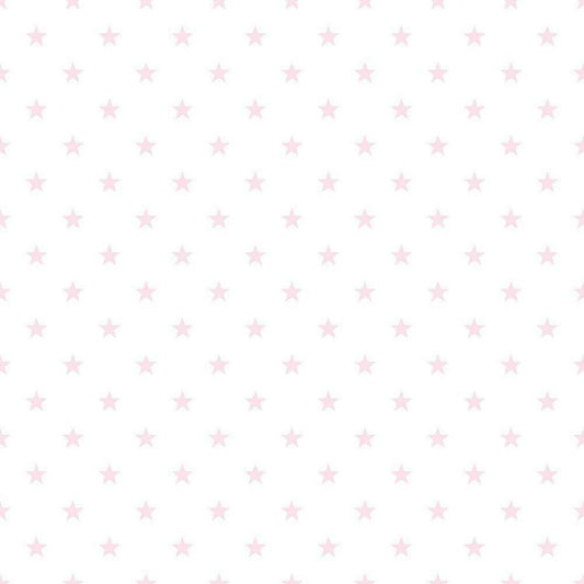 Just 4 Kids 2 Star Nursery Wallpaper - Pink