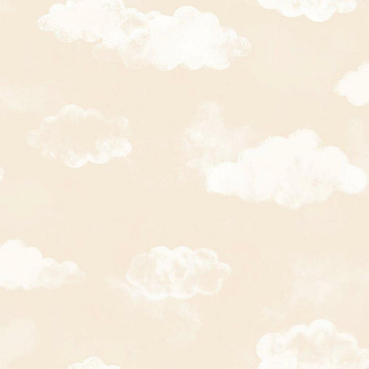 Cloud Tiny Tots 2 Nursery Wallpaper - Sand