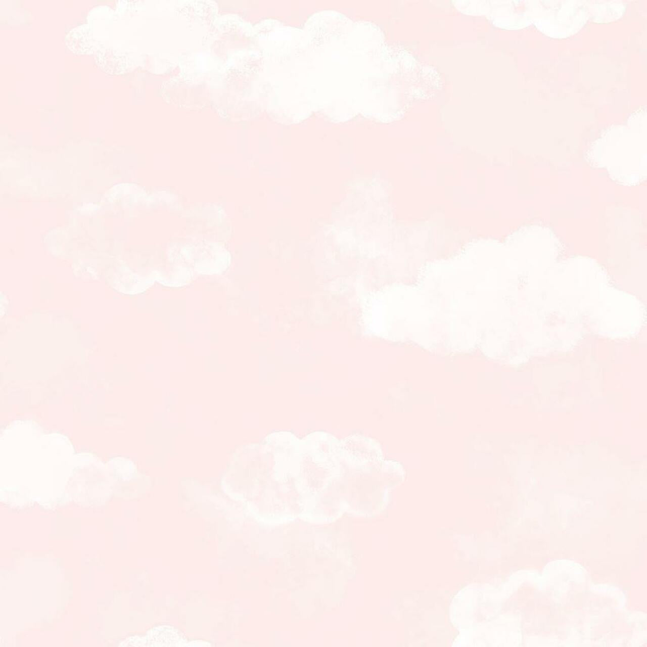 Cloud Tiny Tots 2 Nursery Wallpaper - Pink