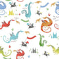 Dragons Tiny Tots 2 Nursery Wallpaper - Multicolor