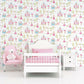 Fairytale Tiny Tots 2 Nursery Room Wallpaper - Multicolor
