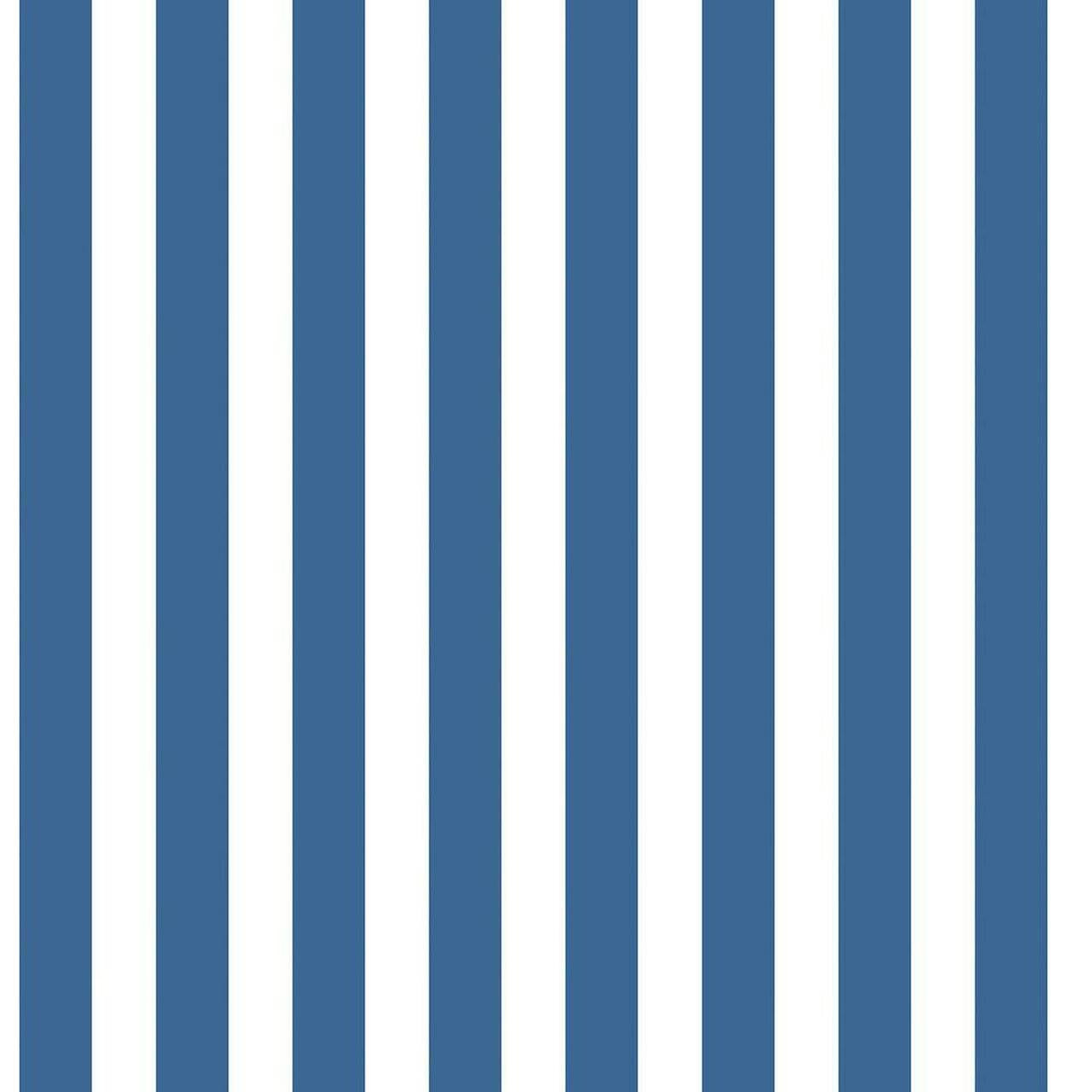 Regency Stripe Tiny Tots 2 Nursery Wallpaper - Blue