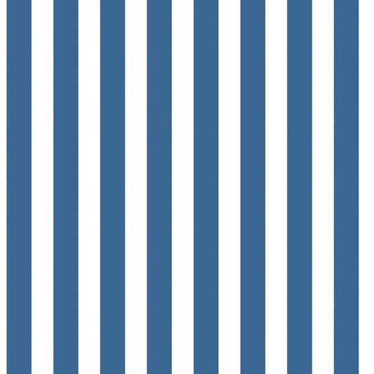 Regency Stripe Tiny Tots 2 Nursery Wallpaper - Blue
