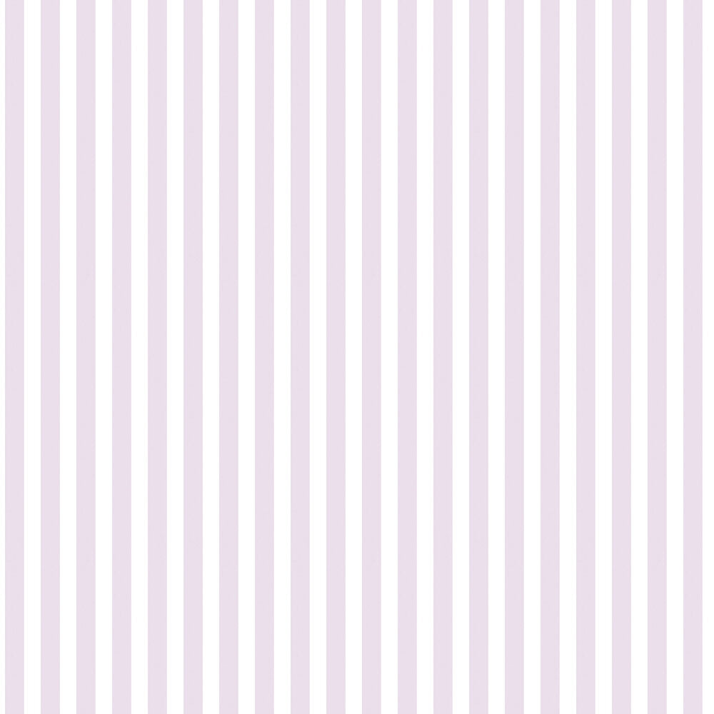 Regency Stripe Nursery Wallpaper - Purple