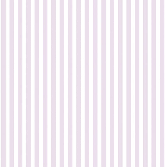 Regency Stripe Nursery Wallpaper - Purple