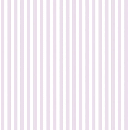 Regency Stripe Nursery Wallpaper - Purple
