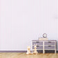 Regency Stripe Nursery Room Wallpaper - Purple