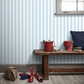 Regency Stripe Nursery Room Wallpaper 3 - Blue