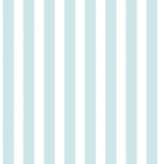 Regency Stripe Tiny Tots 2 Nursery Wallpaper - Teal