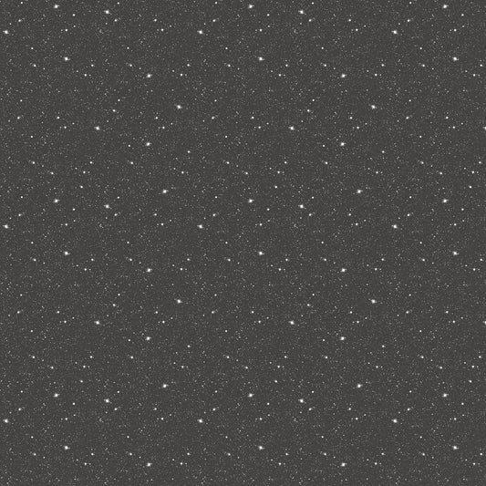 Space Sidewall Nursery Wallpaper - Black